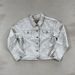 LEVI'S BEIGE DENIM JACKET - MEDIUM
