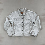 LEVI'S BEIGE DENIM JACKET - MEDIUM