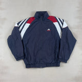 ADIDAS NAVY, WHITE & RED JACKET - SMALL