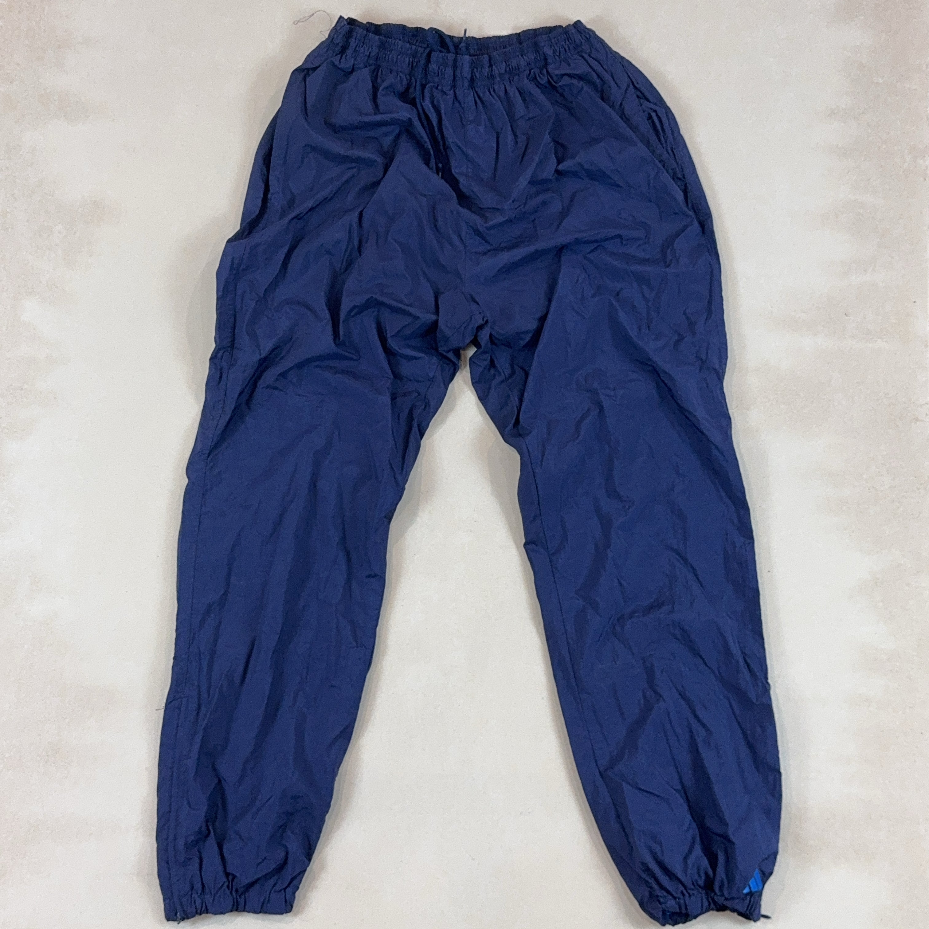 ADIDAS NAVY SPORT PANTS - X LARGE