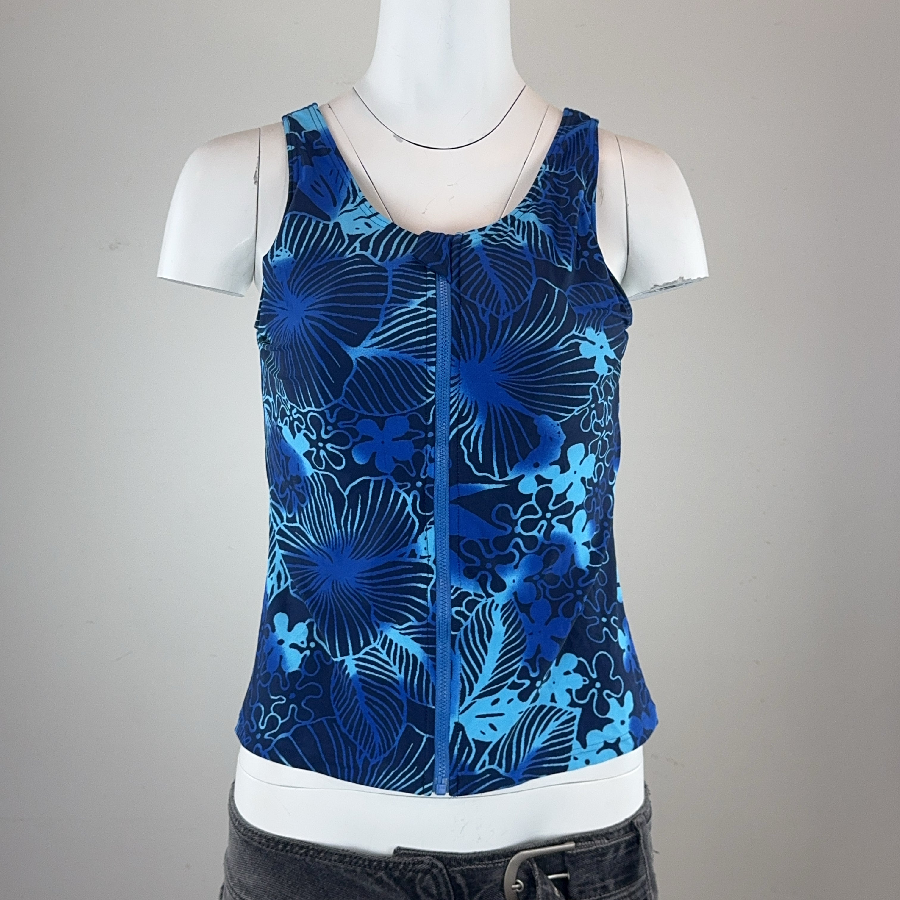 ZIP UP TANKINI - LARGE