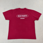 OLD NAVY RED TEE - SMALL