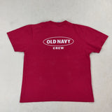 OLD NAVY RED TEE - SMALL
