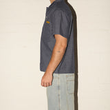 Big Short Sleeve Shirt - Surf Navy Check