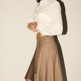Sorrento Midi Skirt - Rusty Stripe