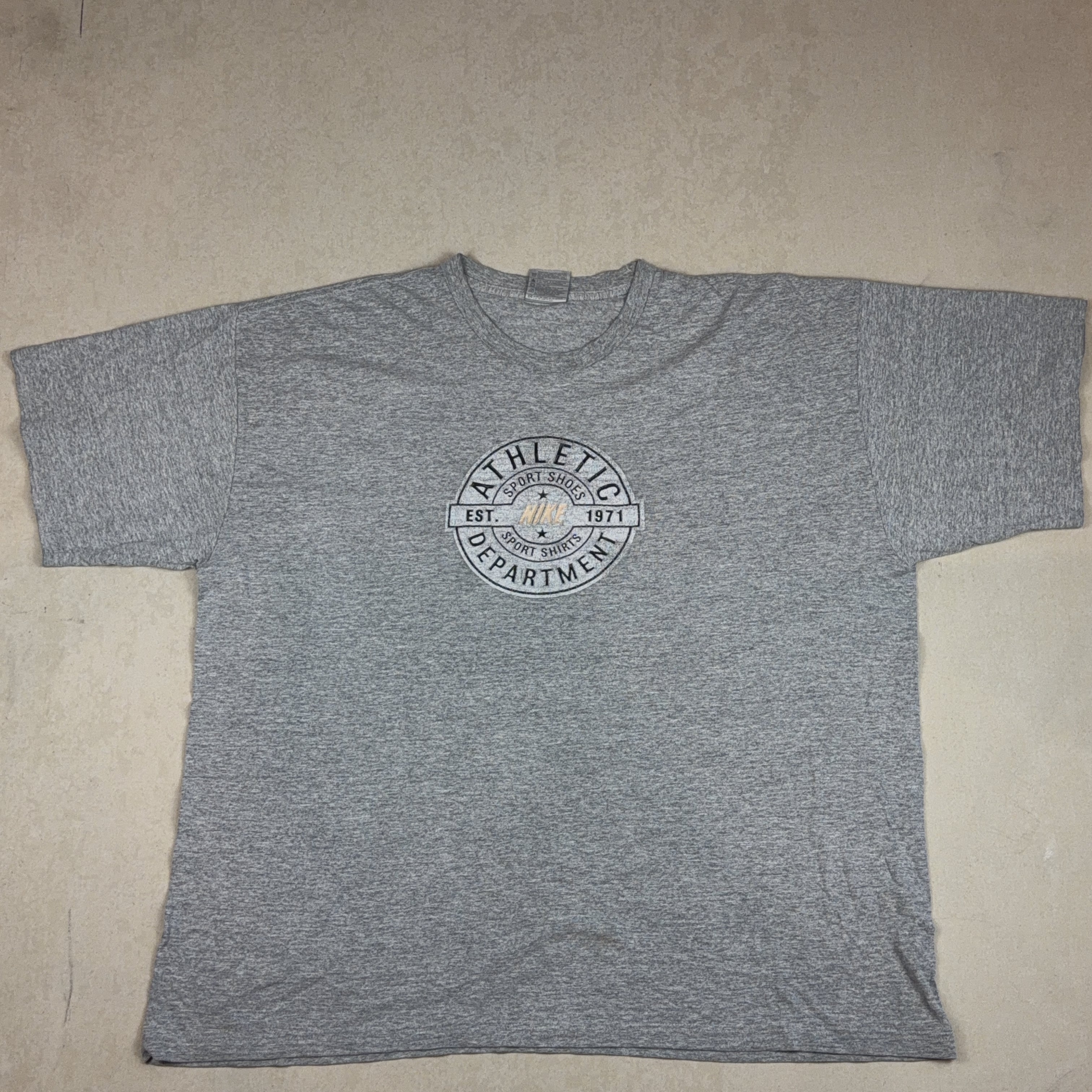 NIKE GREY TEE - 2X LARGE