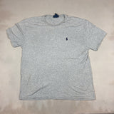 RALPH LAUREN GREY TEE - MEDIUM