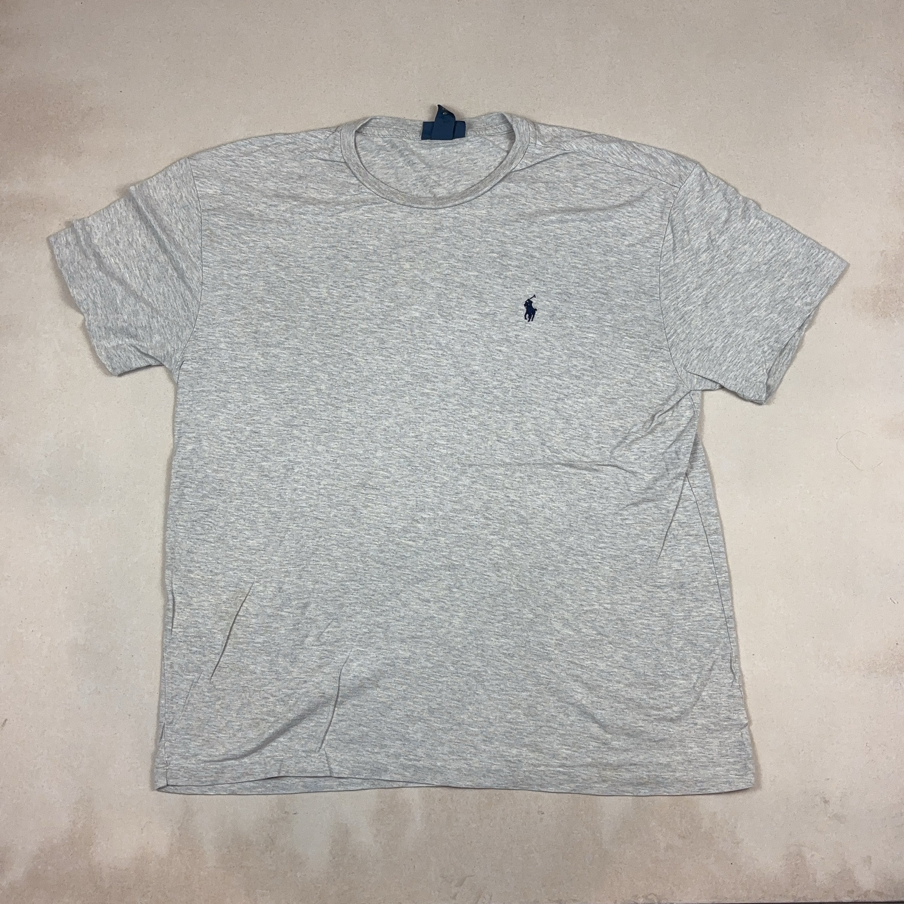 RALPH LAUREN GREY TEE - MEDIUM