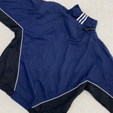 ADIDAS ZIP UP JACKET BLUE MEDIUM