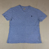 RALPH LAUREN BLUE TEE - MEDIUM