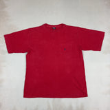 POLO RALPH LAUREN RED TEE - X LARGE