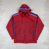 ADIDAS HOODED JACKET - MEDIUM