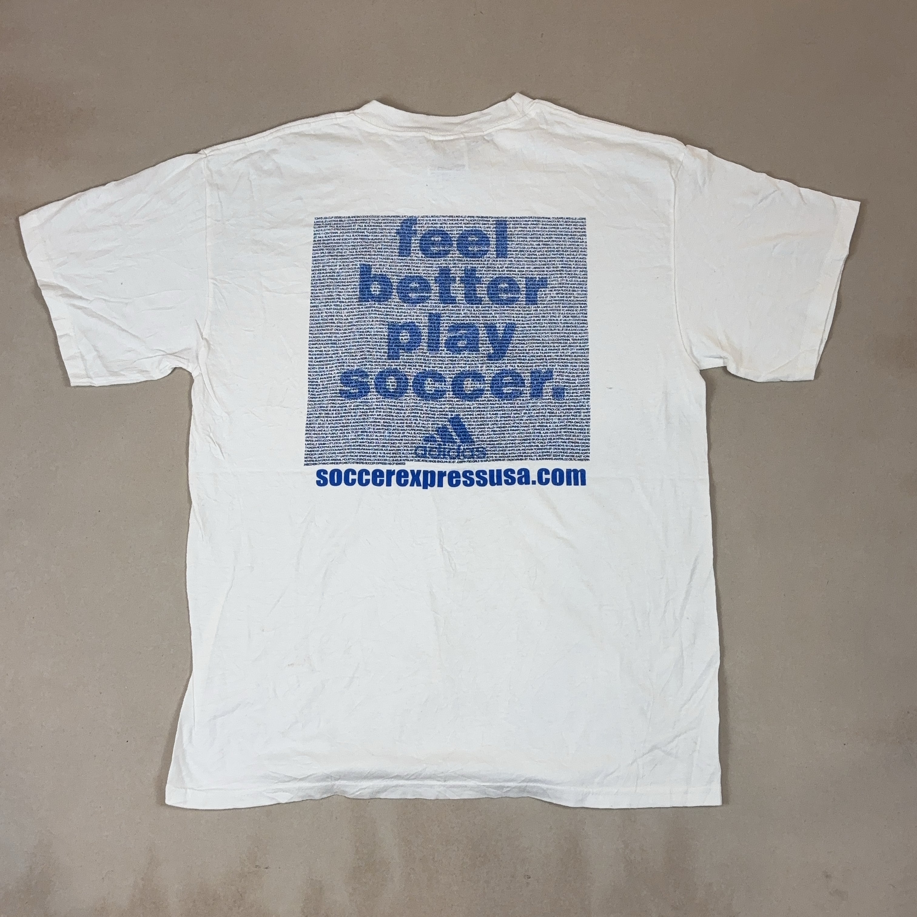 ADIDAS 2003 USA CUP VINTAGE TEE - SMALL
