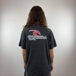 BLACK RIPCURL TEE - LARGE