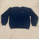 NIKE NAVY CREW - SMALL