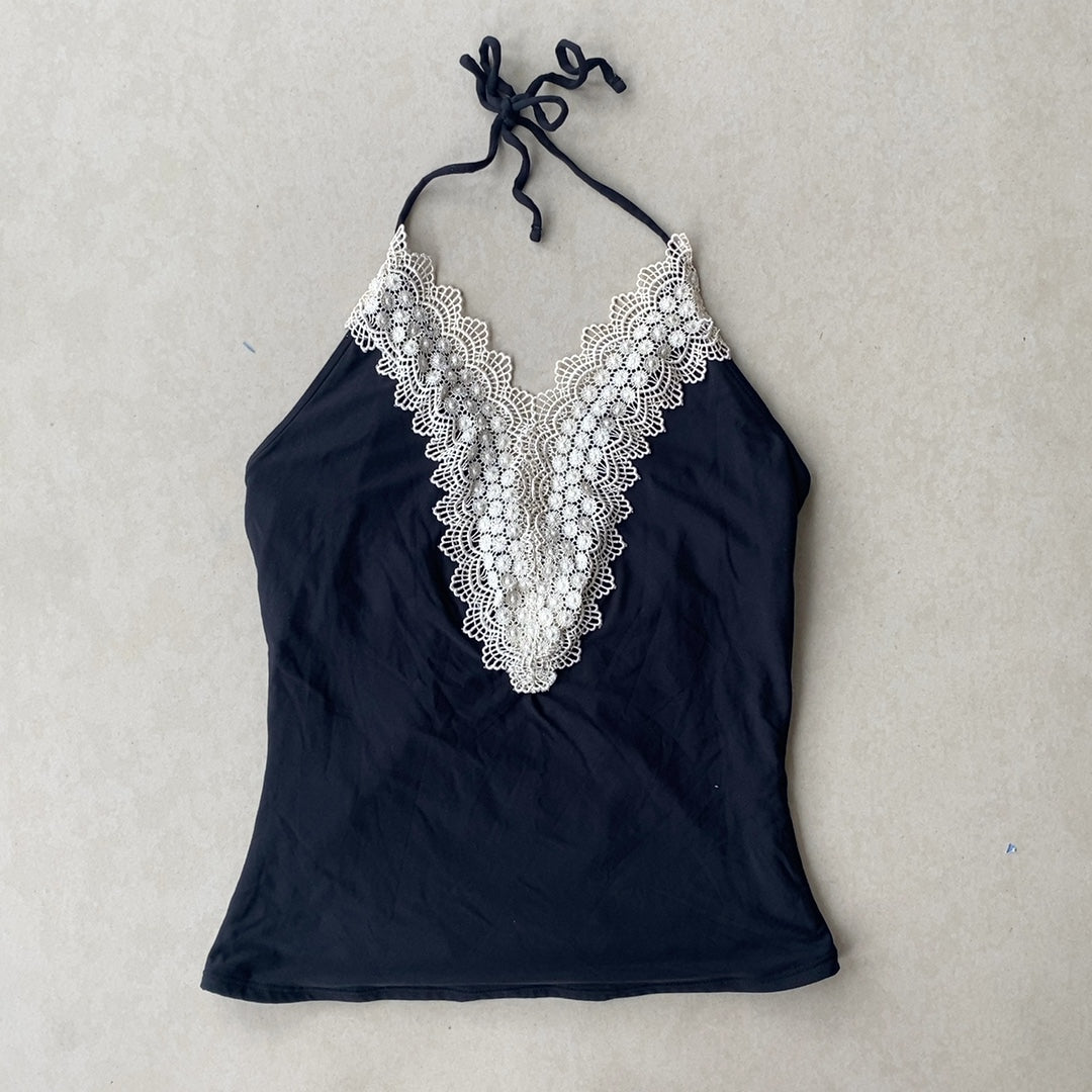 LACE DETAIL SINGLET - SMALL