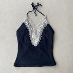 LACE DETAIL SINGLET - SMALL