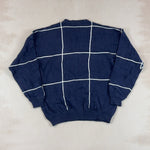 NAUTICA NAVY & WHITE KNIT - X LARGE