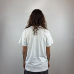 GRAPHIC WHITE TEE - LARGE