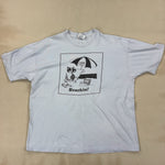 BABY BLUE GRAPHIC TEE - X LARGE