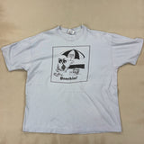 BABY BLUE GRAPHIC TEE - X LARGE
