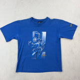 GRAPHIC BLUE TEE - MEDIUM