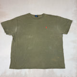 RALPH LAUREN OLIVE GREEN TEE - X LARGE