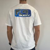 WHITE RUSTY TEE