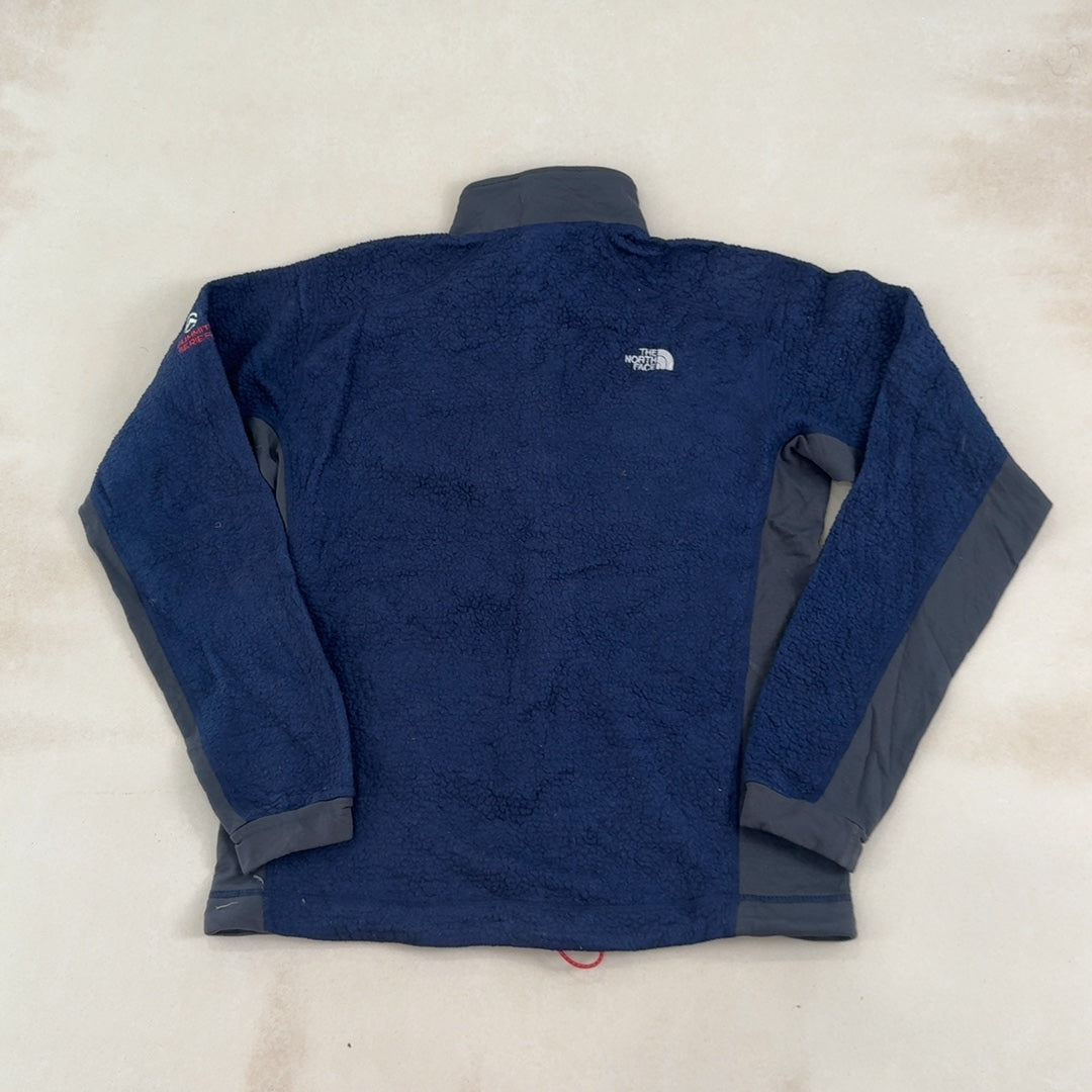 THE NORTH FACE NAVY & GREY FLEECE - MEDIUM