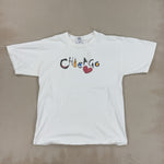 GRAPHIC WHITE TEE - MEDIUM