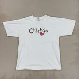 GRAPHIC WHITE TEE - MEDIUM