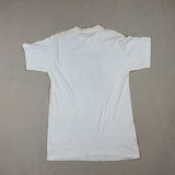 WHITE GRAPHIC TEE - LARGE
