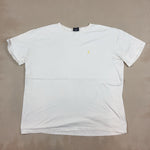 POLO RALPH LAUREN WHITE TEE - X LARGE