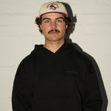 Cord Signs Cap - Western - Cream/Maroon