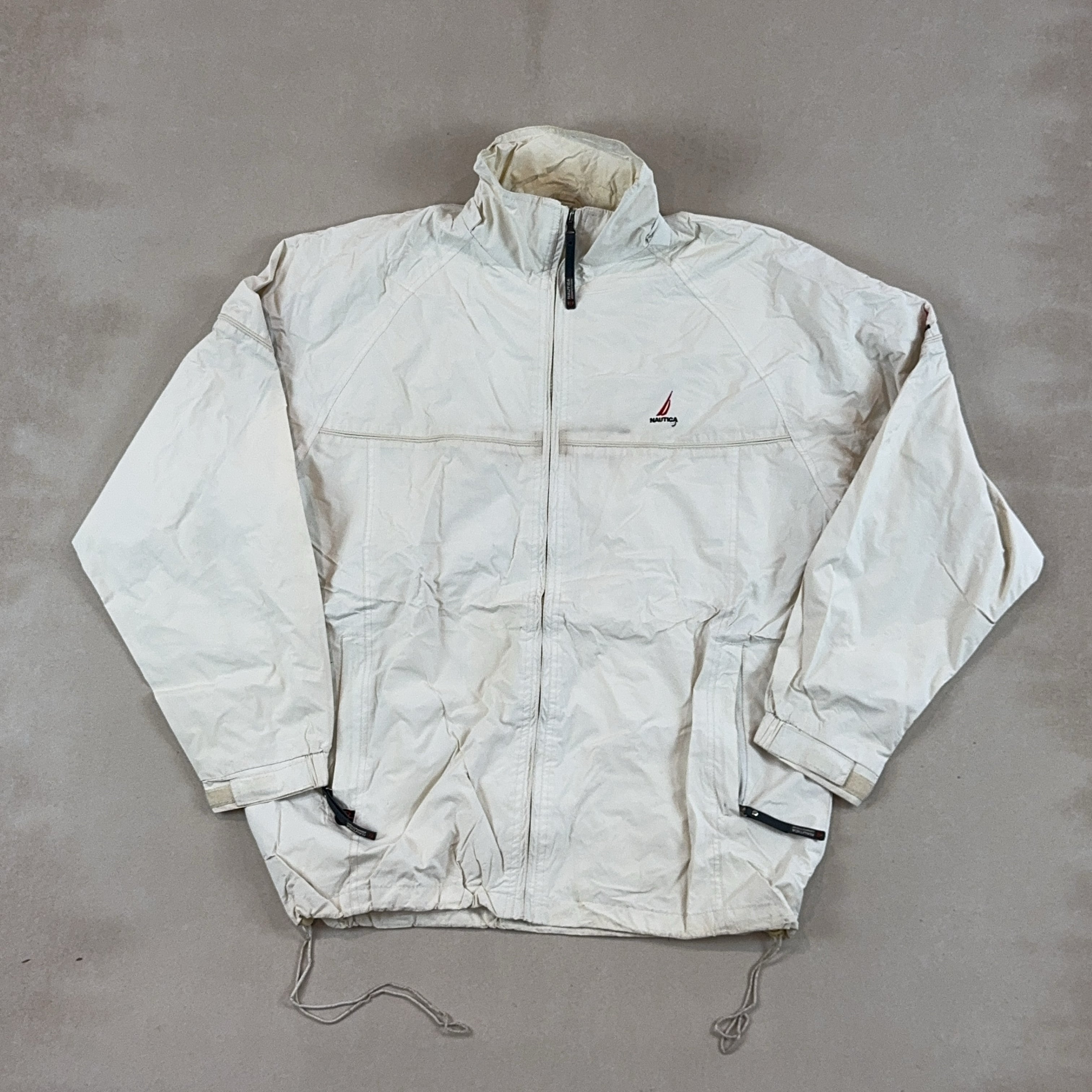 NAUTICA WHITE JACKET - LARGE