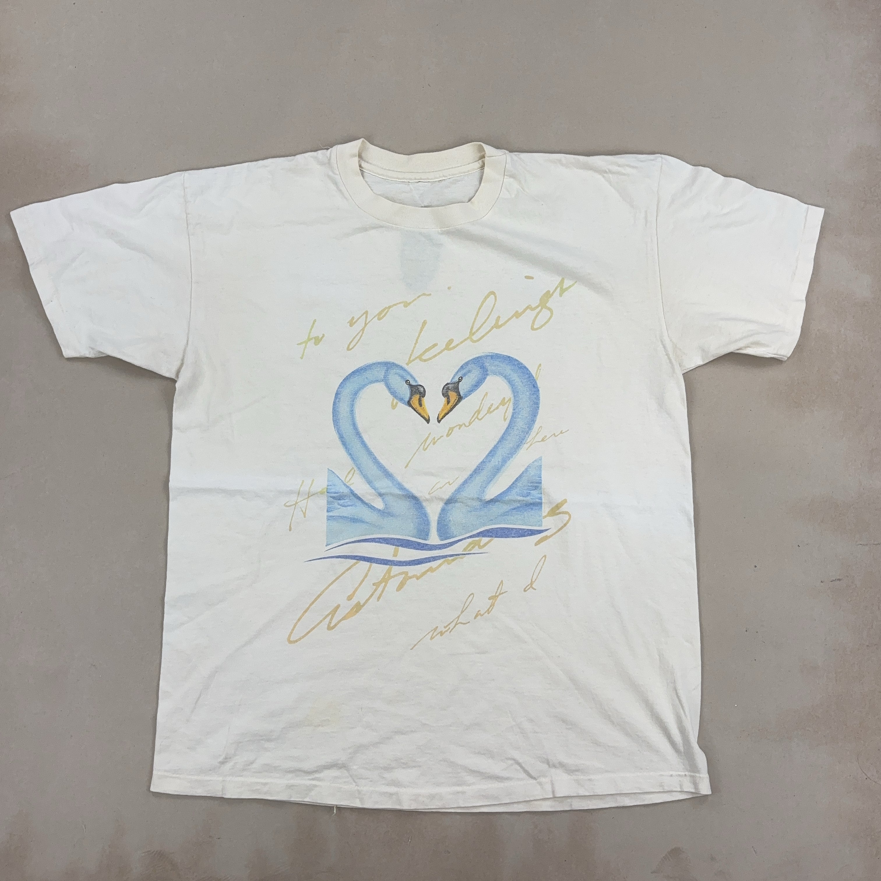 GRAPHIC OFF-WHITE TEE - MEDIUM