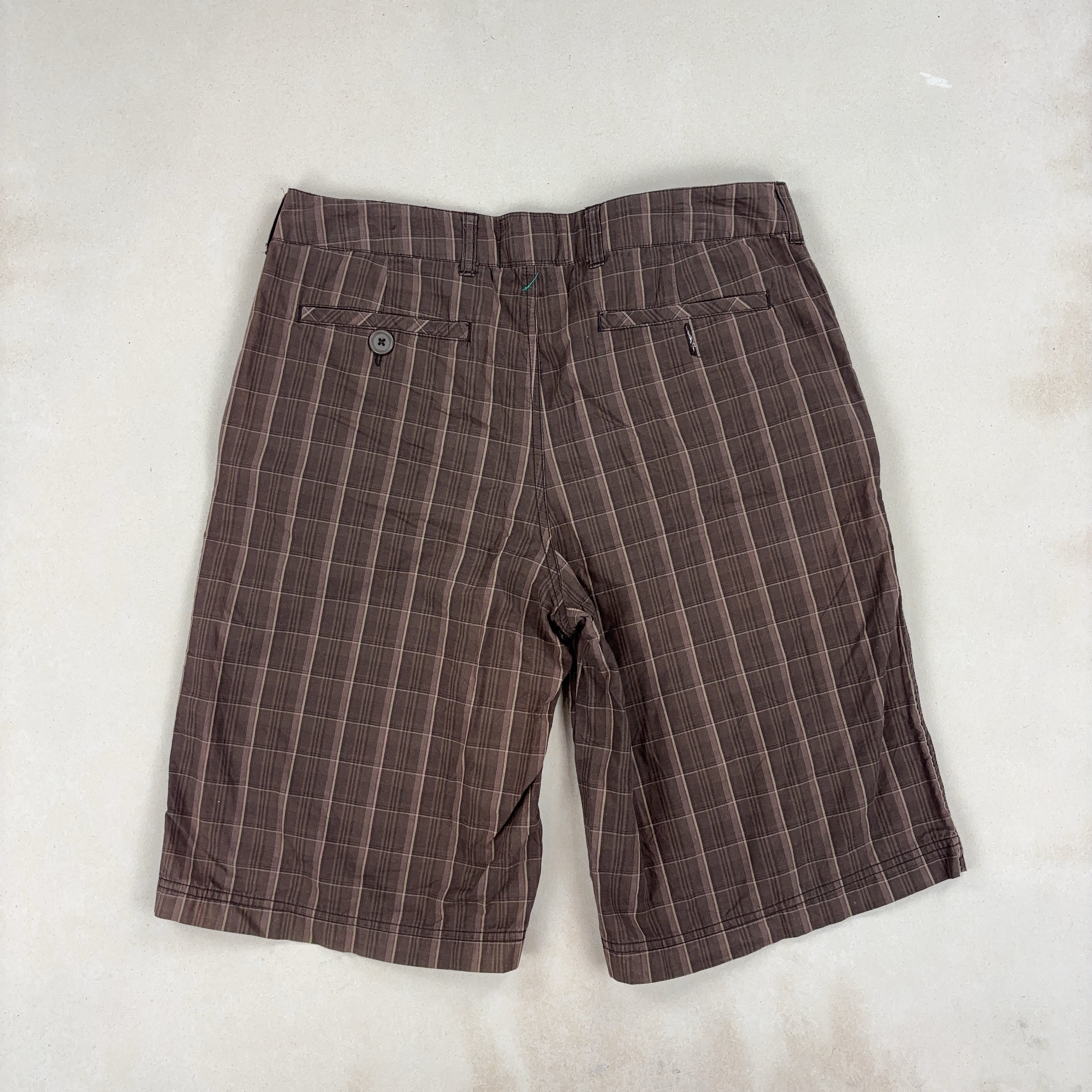OCEAN PACIFC CHECKED SHORTS - LARGE