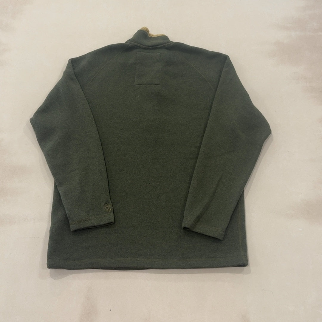 TIMBERLAND KHAKI QUARTER ZIP - MEDIUM