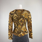 ABSTRACT PRINT LONG SLEEVE - MEDIUM