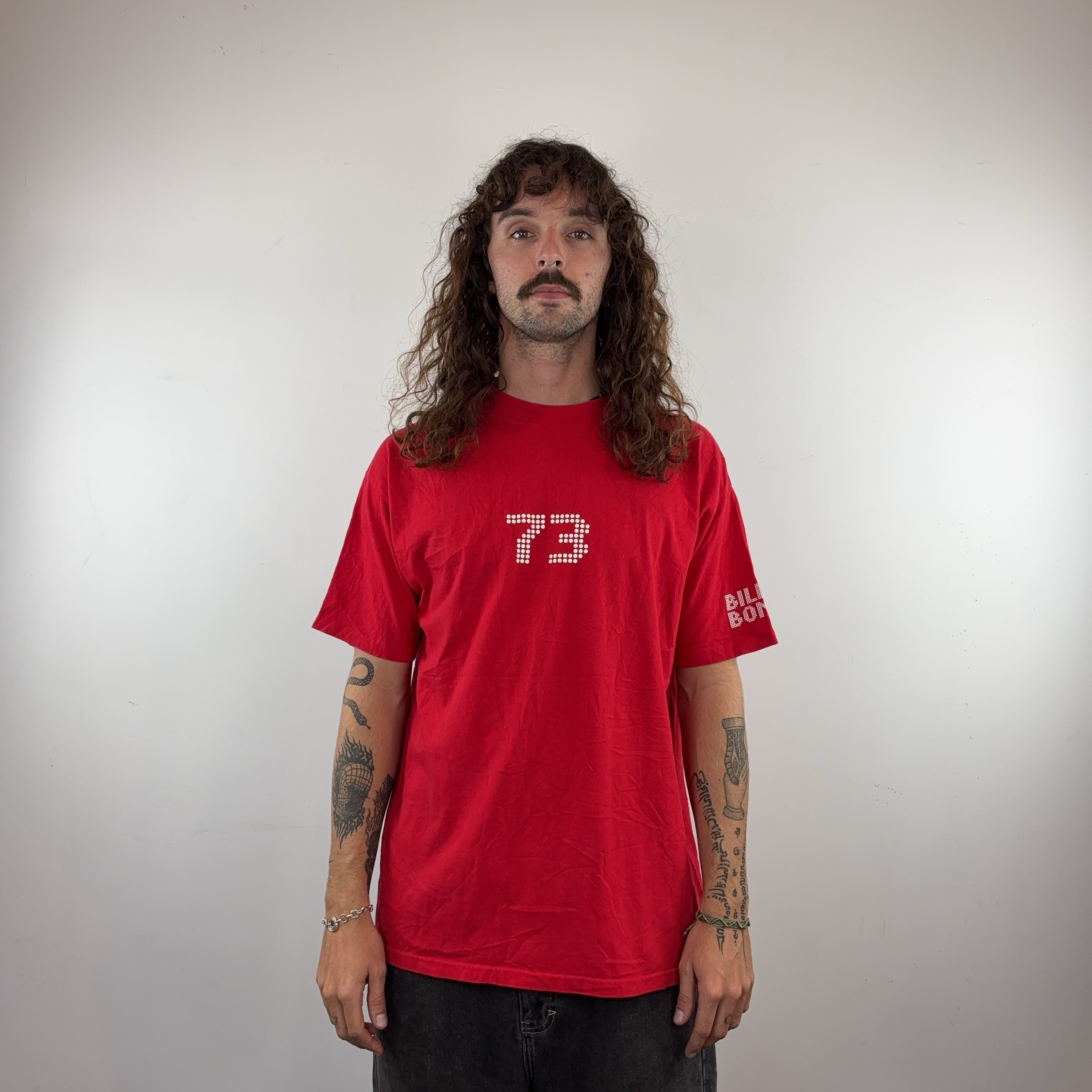RED BILLABONG TEE - LARGE
