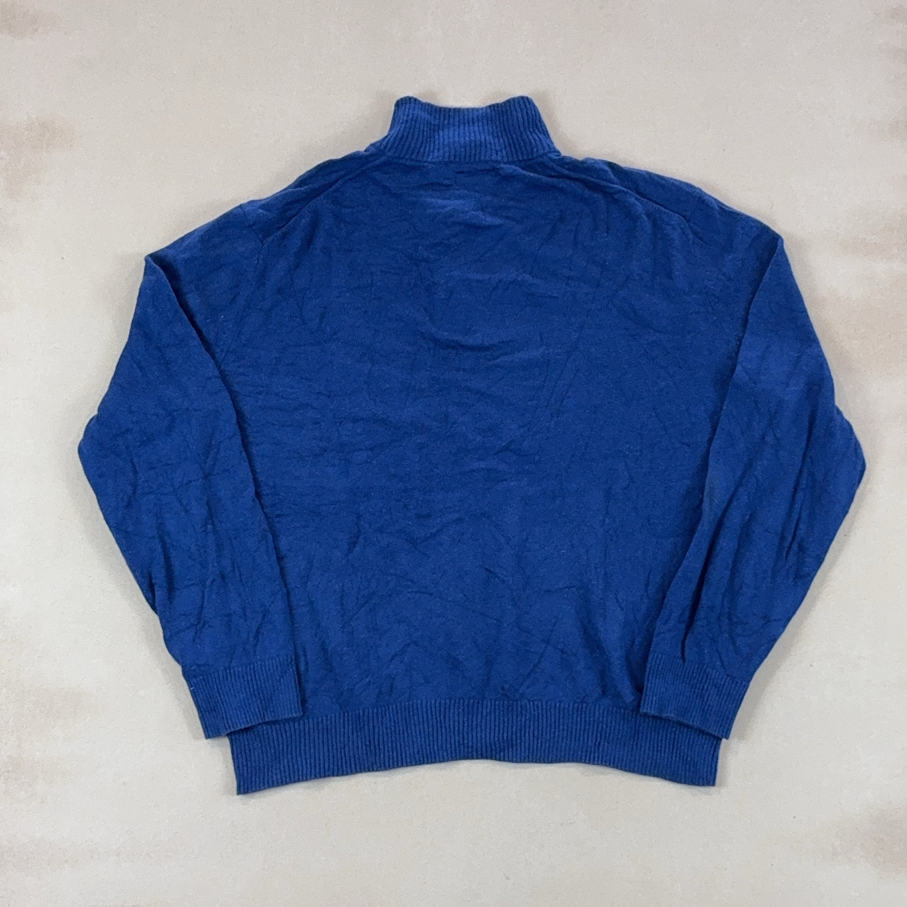 NAUTICA BLUE QUARTER ZIP - X LARGE