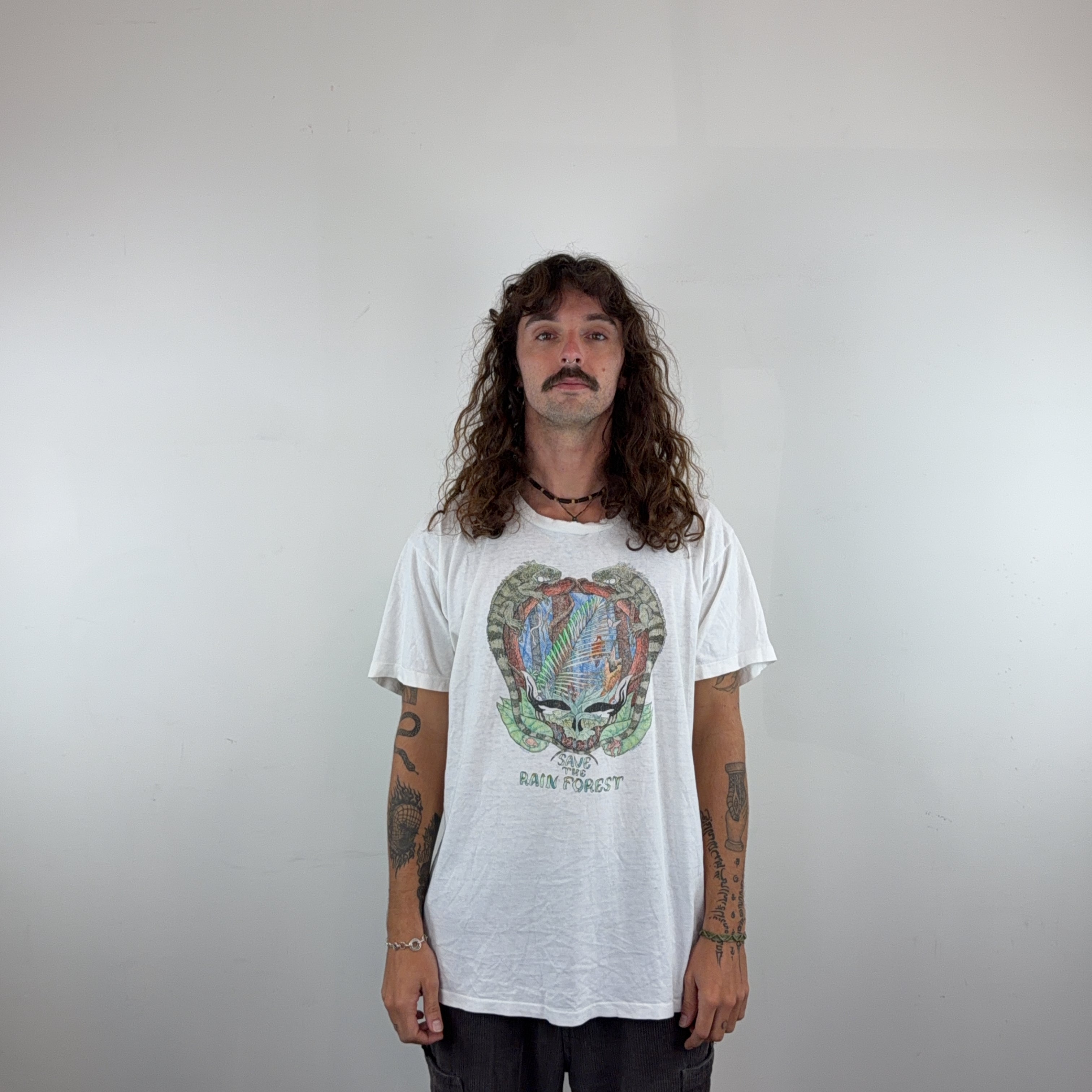 'SAVE THE RAINFOREST' TEE - LARGE