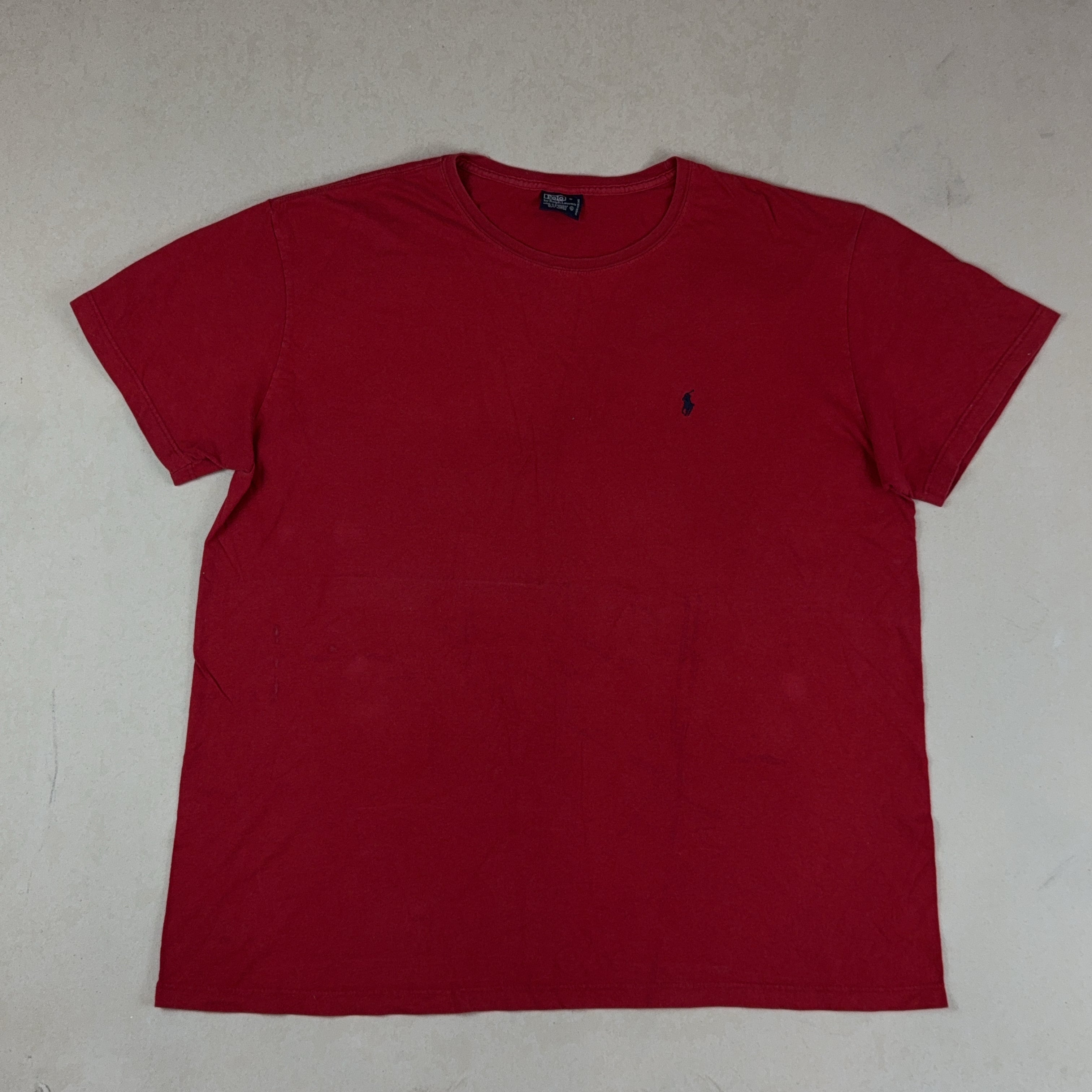 POLO RALPH LAUREN Red TEE - X LARGE