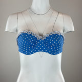 POLKADOT BIKINI TOP - X SMALL