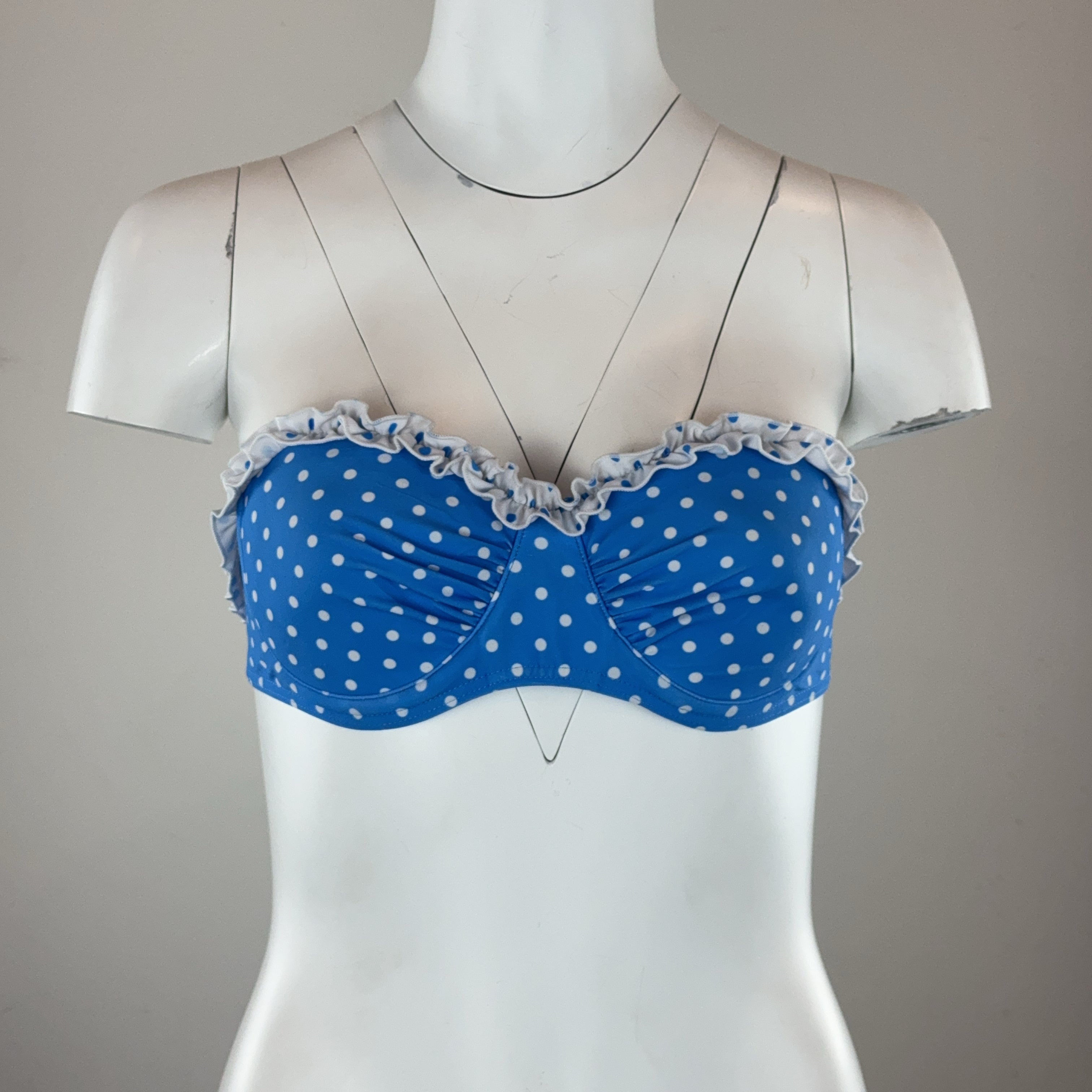 POLKADOT BIKINI TOP - X SMALL