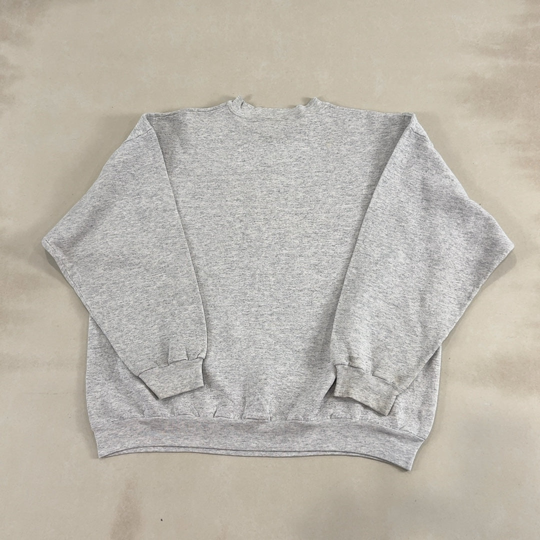 GRAPHIC GREY CREW - X LARGE