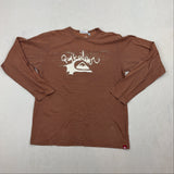 QUIKSILVER LONG SLEEVE - LARGE
