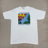 GRAPHIC WHITE TEE - LARGE