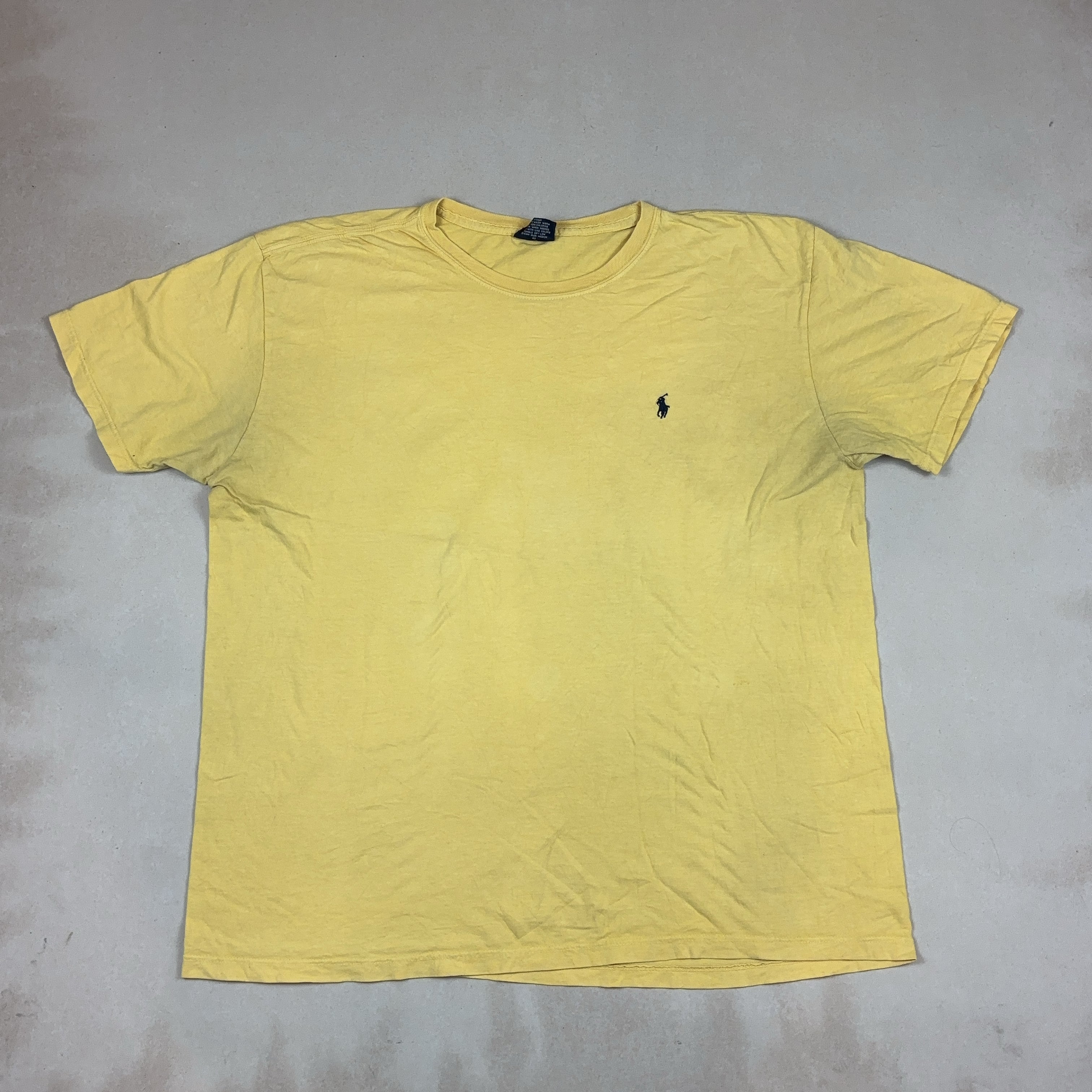 POLO RALPH LAUREN YELLOW TEE - LARGE