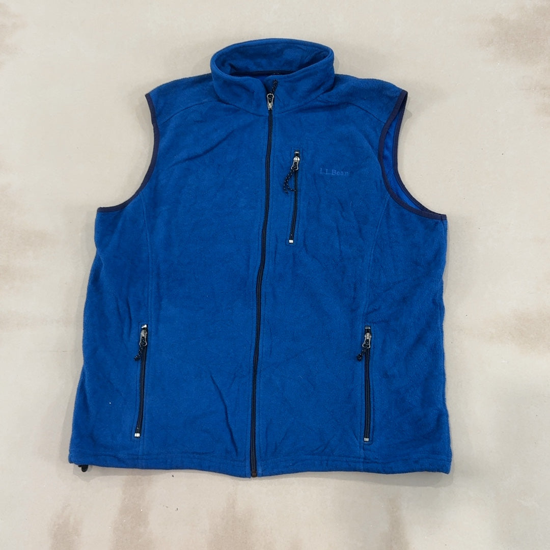 L.L.BEAN BLUE VEST - X LARGE